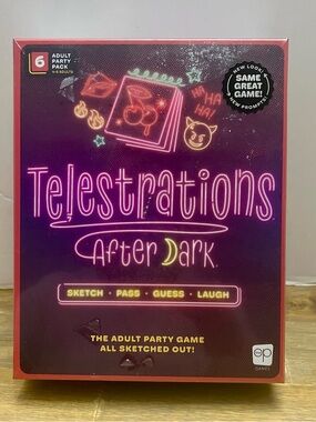 Telestrations After Dark  The Adults Only Party Game All Sketched Out Board Game